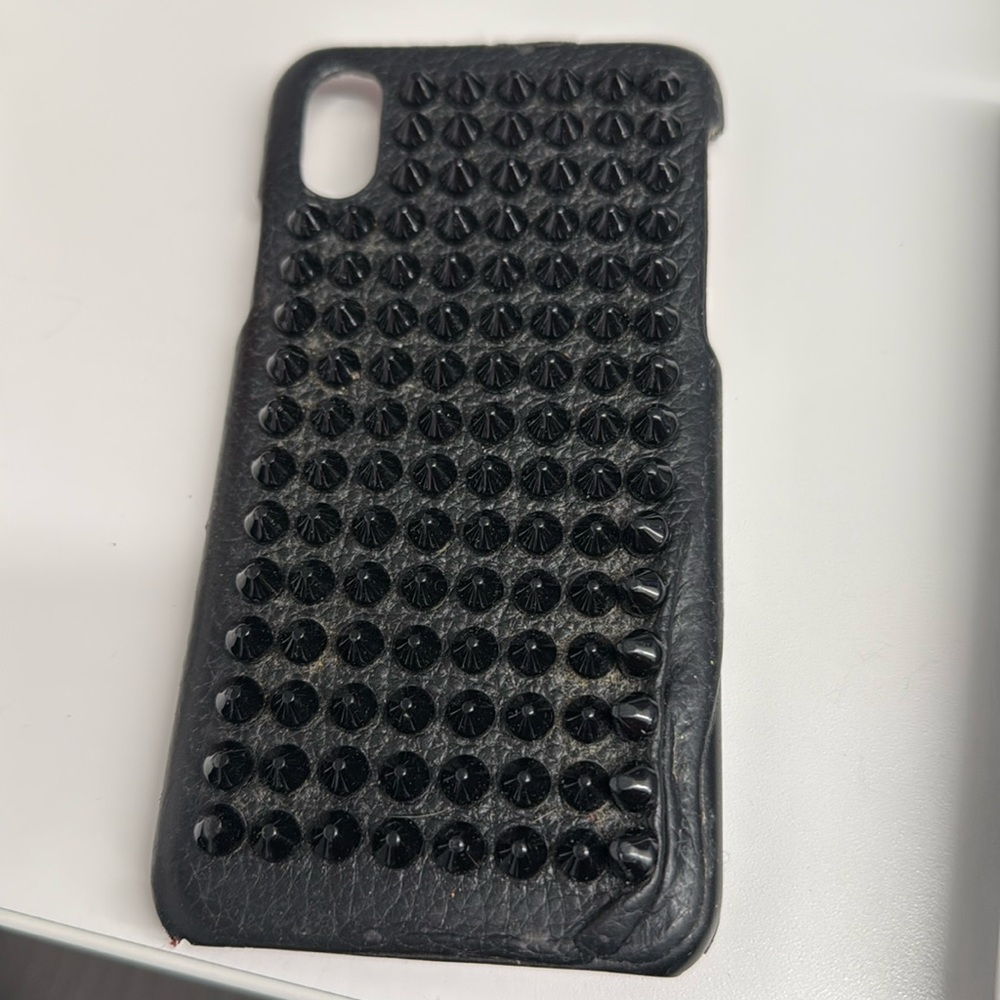 Iphone 10 Christian Louboutin used phone case